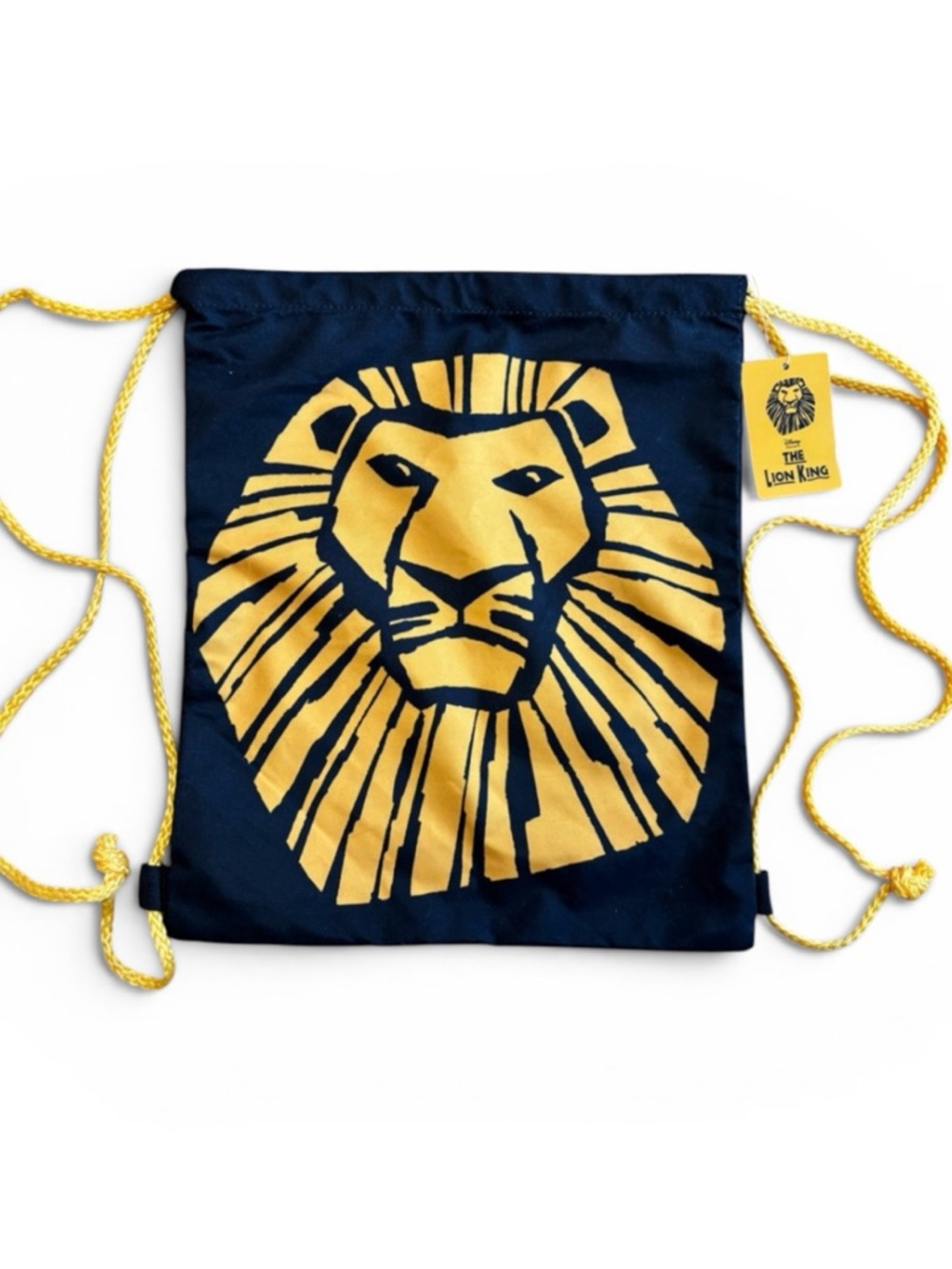 Disney’s The Lion King Musical Broadway Black and Gold Drawstring Bag
